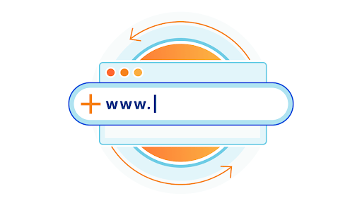 Illustration – Produkte – Registrar – URL-Leiste