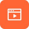 Ícone do navegador de vídeo